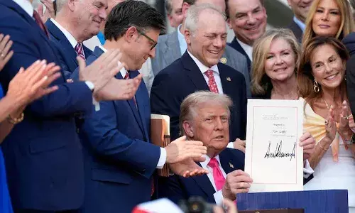 Trump, One Big Beautiful Bill, law , White House, international news