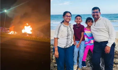 Telangana, Hyderabad, USA RoadAccident, four killed