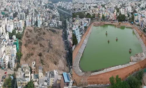 Hyderabad, Hydraa, Lake Restoration, BathukammaKuntaCheruvu