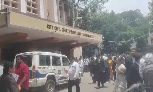 Bomb threat, Hyderabad court, evacuation, search operation