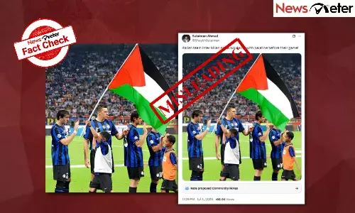 NewsMeterFactCheck, Italian, football, Palestine
