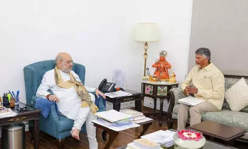 కేంద్ర హోం మంత్రి అమిత్ షాతో సీఎం చంద్రబాబు భేటీ