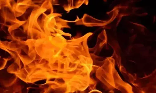Hyderabad, Fire, chips warehouse, Jagadgirigutta