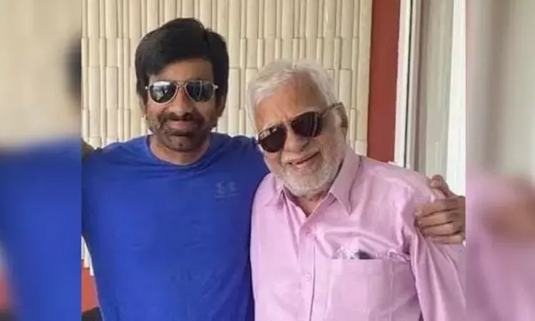 Telugu actor, Ravi Teja, father died, Tollywood