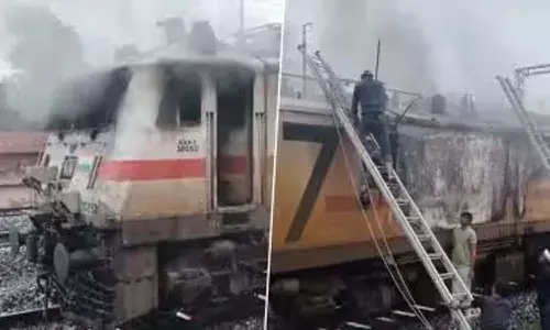 National News, Rajasthan, Fire Accident In Train, Garibrath Express