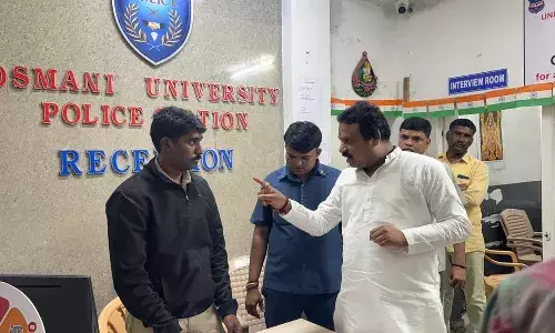 Escaped Attempt, Attack, MLA Sriganesh, Hyderabad