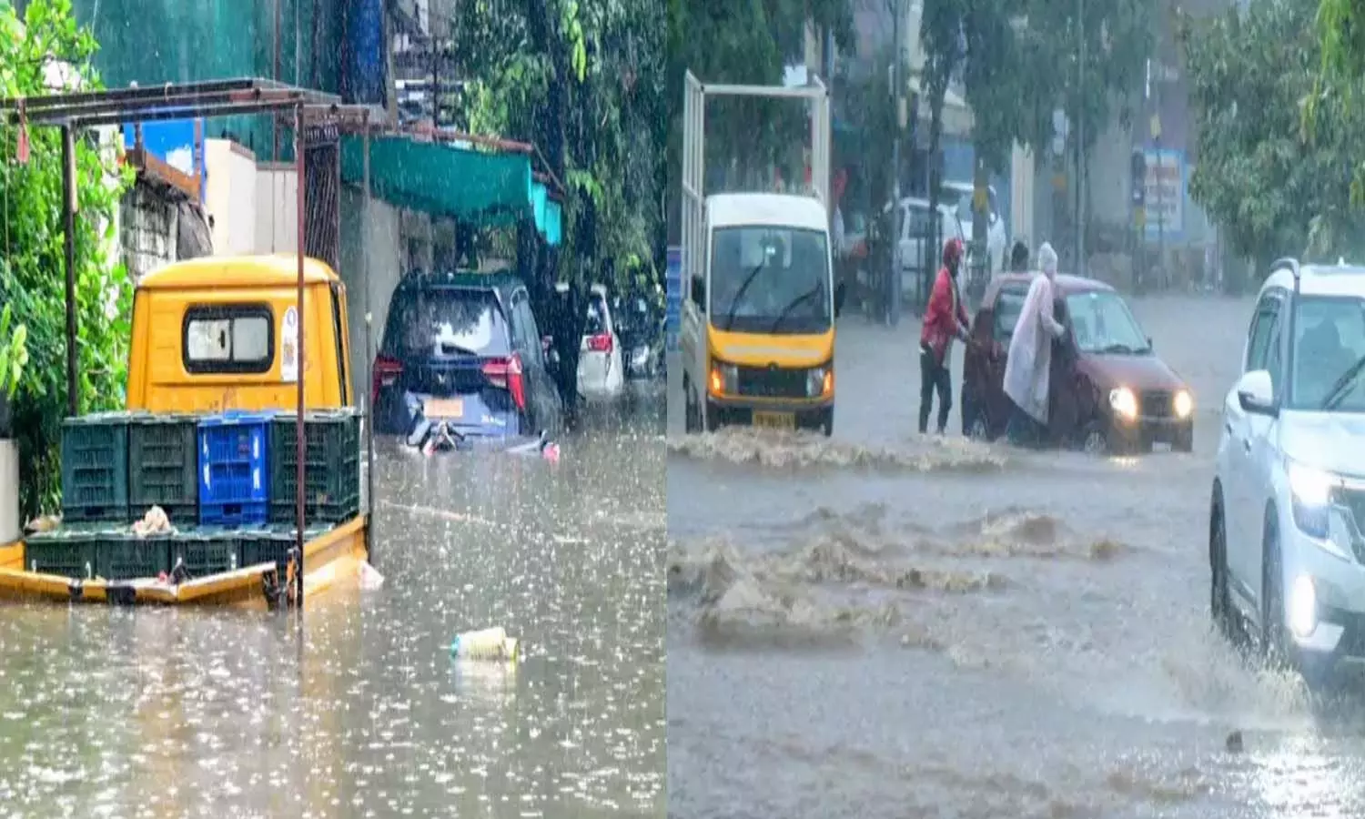 Telangana, Karimnagar District, Heavy Rains Telangana, Karimnagar District, Heavy Rains