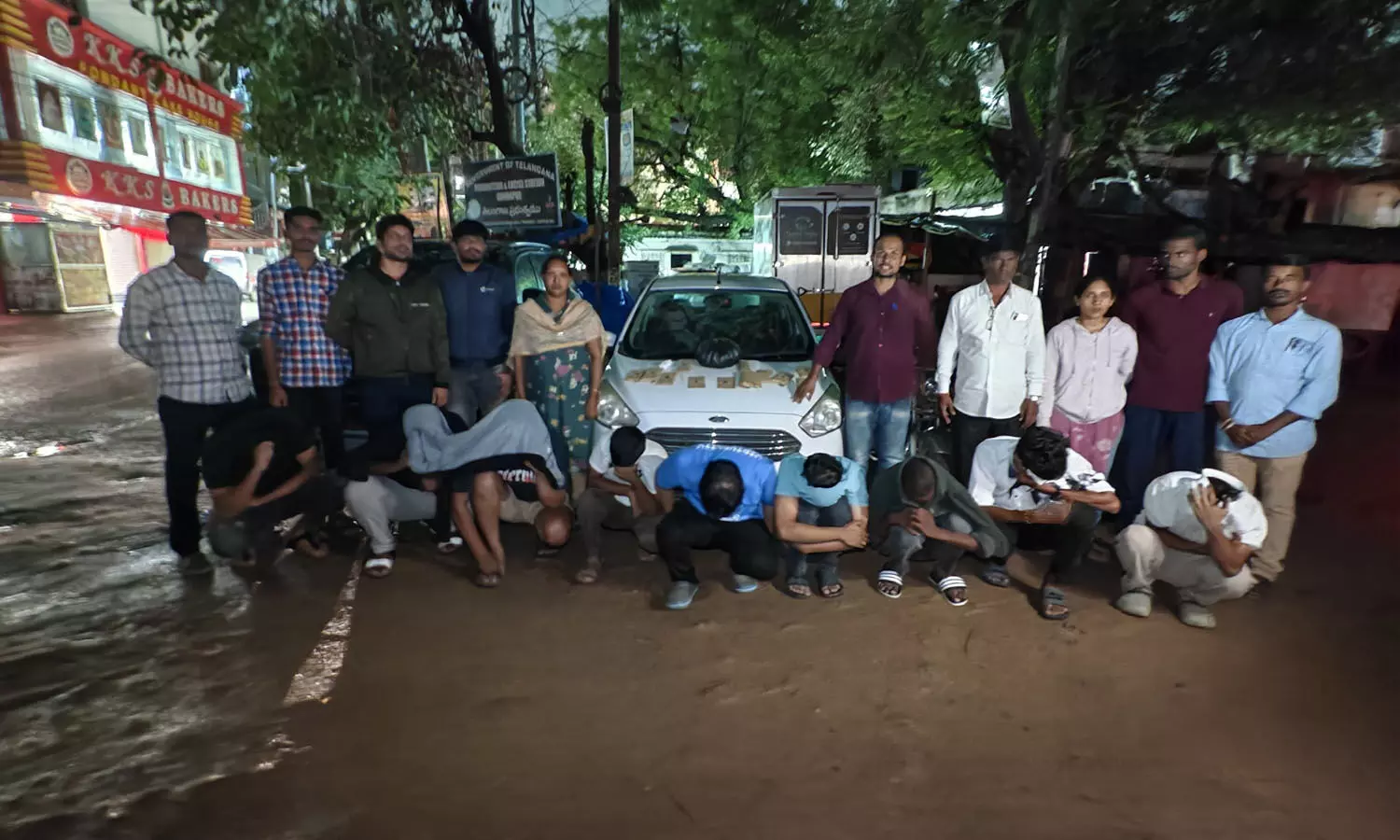 Hyderabad, Rave party busted, Kondapur, nine arrested, drugs, two absconding Hyderabad, Rave party busted, Kondapur, nine arrested, drugs, two absconding