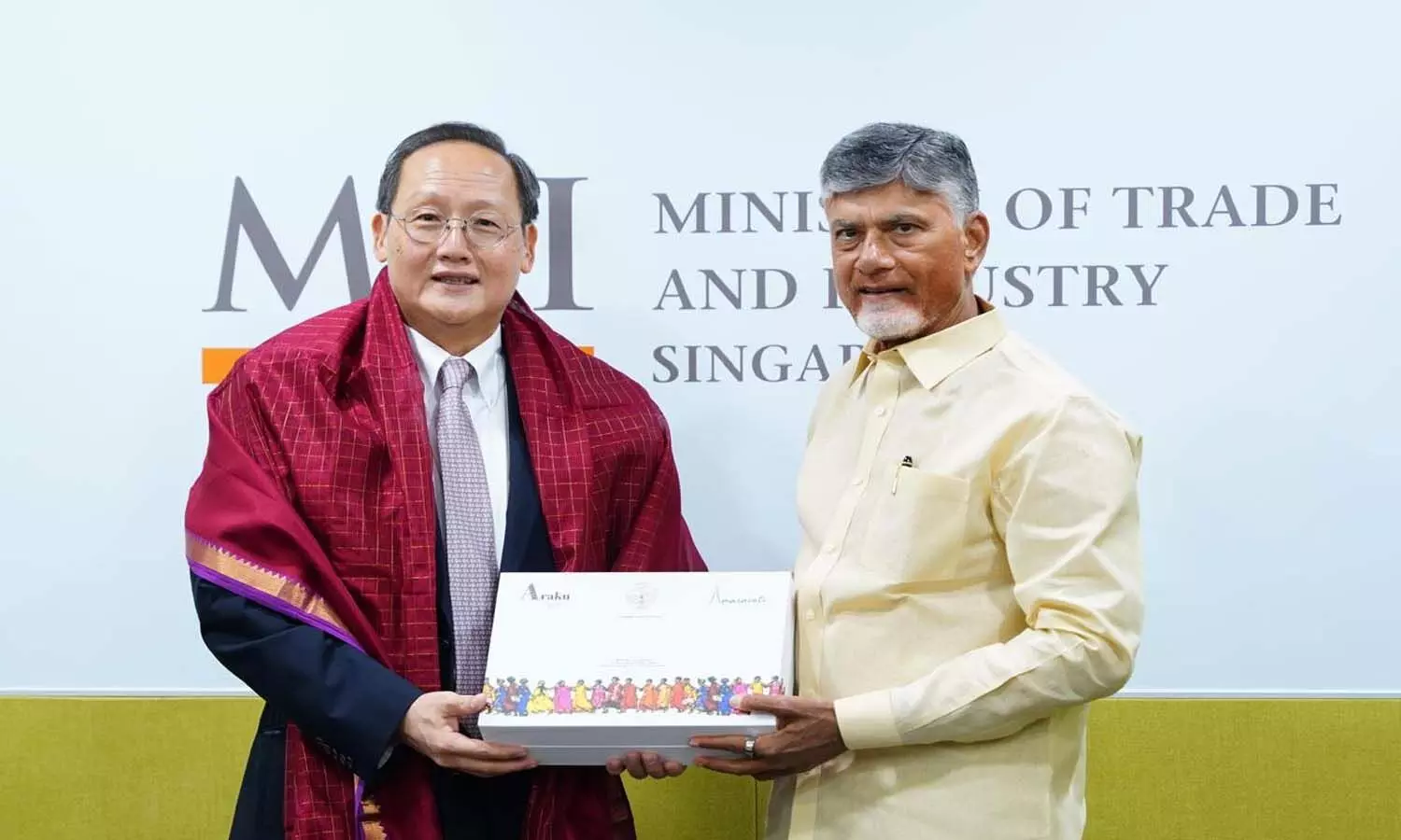 Andrapradesh, Cm Chandrababu, AP at Singapore, Singapur Minister Tan See Lang Andrapradesh, Cm Chandrababu, AP at Singapore, Singapur Minister Tan See Lang