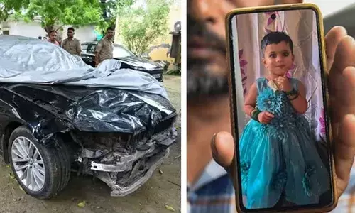 Noida girl, BMW hits scooter, Crime