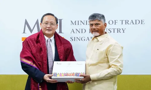 Andrapradesh, Cm Chandrababu, AP at Singapore, Singapur Minister Tan See Lang