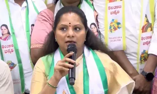 Telangana, Brs Mlc Kavitha, Congress,  Bc Reservation Protest