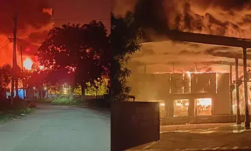 Telangana, Sangareddy District, pharma cold storage, Fire accident