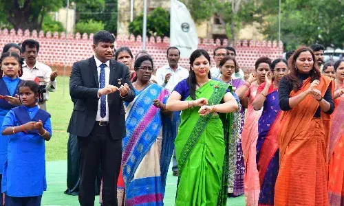 Karimnagar, Collector Pamela Satpathy, National Anthem, Indian Sign Language