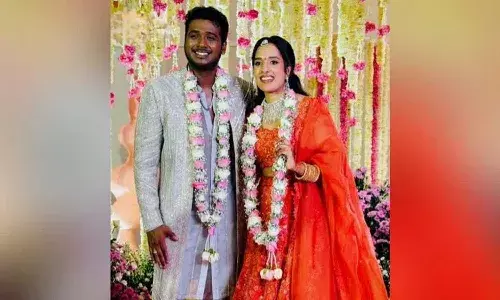 Telangana, Hyderabad, Engagement, Rahul Sipligunj, Harini Reddy