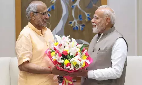 ప్రధాని మోదీని కలిసిన ఉపరాష్ట్రపతి అభ్యర్థి సీపీ రాధాకృష్ణన్