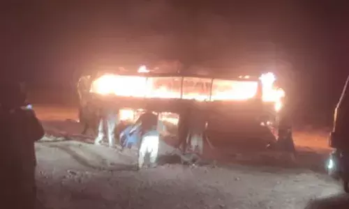 71 killed, bus carrying migrants, crashe, catches fire , Afghanistan