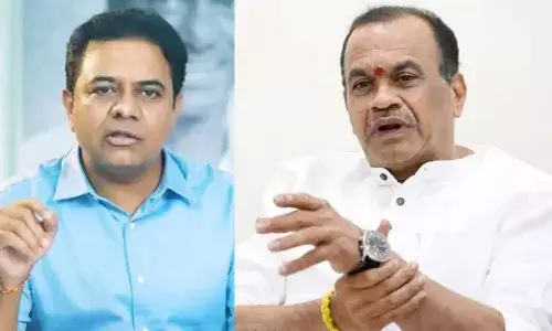 తెలంగాణ ఇచ్చిన పార్టీ నీకు థర్డ్ గ్రేడ్ పార్టీలా కనిపిస్తుందా..? కేటీఆర్పై మంత్రి కోమటిరెడ్డి ఫైర్