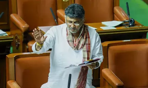 BJP MLAs, DK Shivakumar, RSS anthem, Karnataka Assembly
