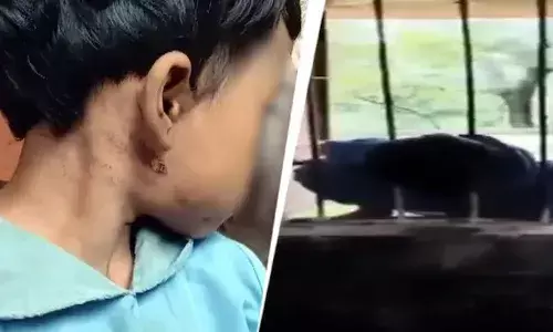 Class 2 girl, locked overnight inside the school building, Odisha, Keonjhar district