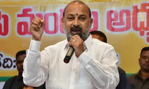 Union Minister Bandi Sanjay, Congress leaders, Telangana