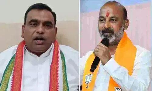 Telangana, Congress MP Chamala,Bandi Sanjay, Tpcc Chief Mahesh, Bjp