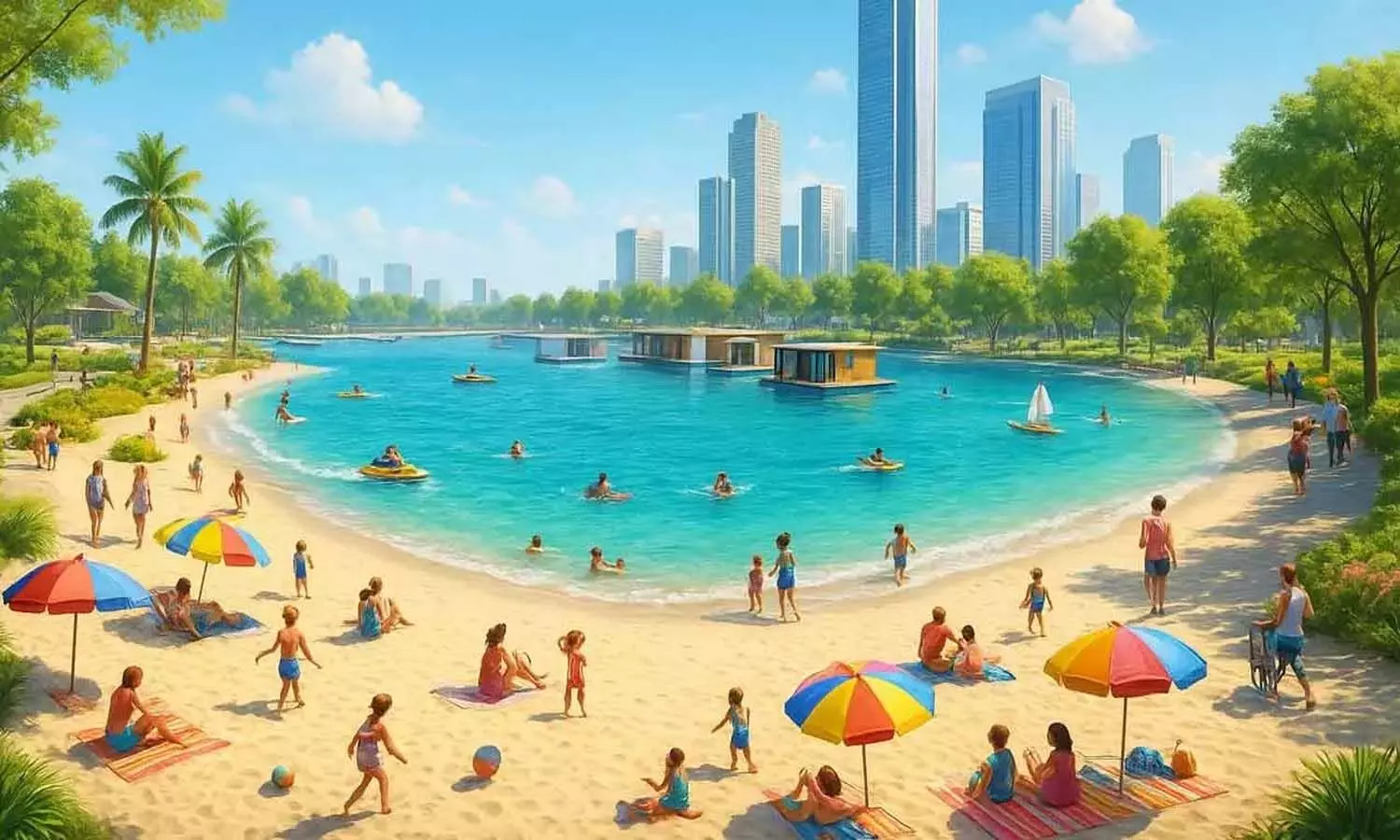 Hyderabad News, Artificial Beach, Tourism Development, Hyderabad News, Artificial Beach, Tourism Development,