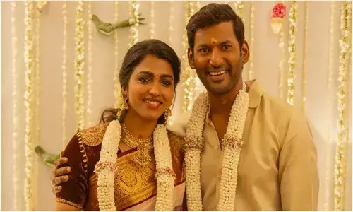 నటి సాయి ధన్షికతో విశాల్ నిశ్చితార్థం