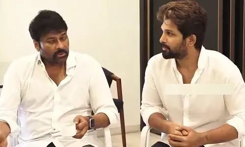 చిరంజీవిని చూడగానే ఏడ్చేసిన అల్లు అర్జున్