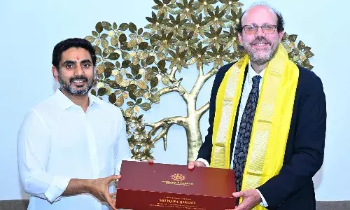 Andrapradesh, Amaravati,  AP Minister Lokesh, Nobel Prize winner Michael Kremer