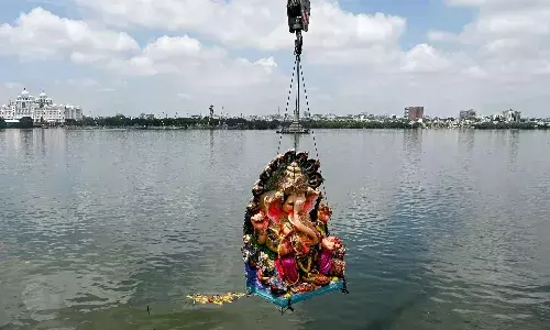 Immersion, Ganesh idols, Hyderabad