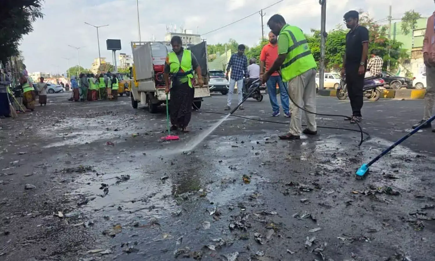 GHMC, sanitation drive, Ganesh immersions, Hyderabad GHMC, sanitation drive, Ganesh immersions, Hyderabad