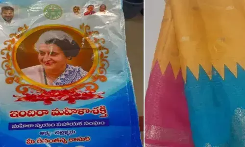 Telangana govt, Indiramma sarees, self help groups, Dussehra gift