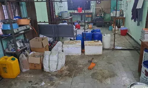 Alprazolam manufacturing unit, Bowenpally , school premises, Hyderabad