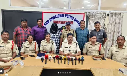 Man held, ablaze, local deity, West Godavari
