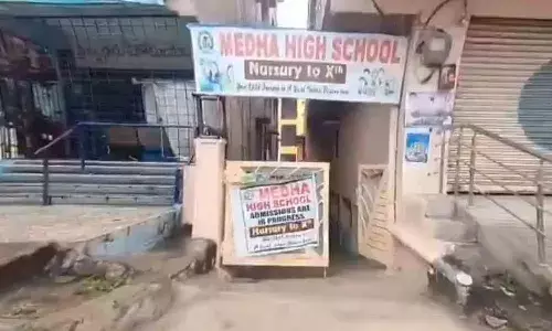 Education Department, students, Medha School, transferred, nearby schools