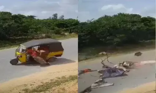 Crime News, Telangana, Wanaparthy district, road accident, Two Died