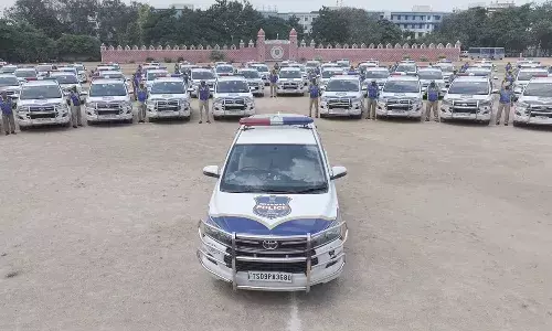 Hyderabad Police, number plates, Police vehicles , new code