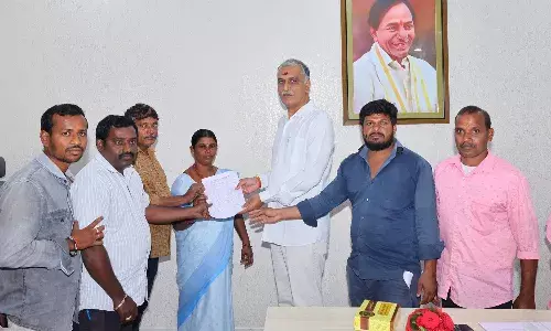 Harish Rao, Congress govt,salaries, workers, govt hostels, Telangana
