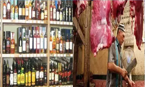 Telangana, Hyderabad News, Liquor and meat shops, Dasara, Gandhi Jayanti