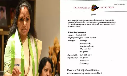 Telangana, Kalvakuntla Kavitha, Telangana Jagruti, State Committee
