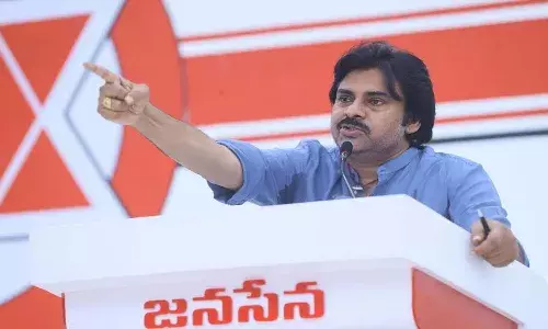 Andrapradesh, Jana Sena chief Pawan Kalyan,  district tour