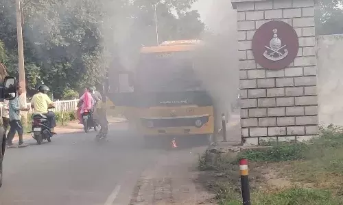 Hyderabad News, Secunderabad, fire broke out, Delhi Public School.