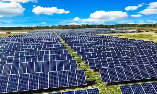 Telangana, Central government, Mulugu District,  Solar panels