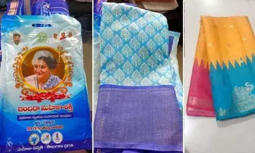 Telangana, 65 Lakh Indiramma Sari Distribution, SHG, Minister Tummala Nageshwararao