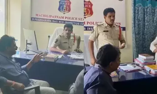 Argument with CI, Police register cas, former minister Perni Nani , Chilakalapudi