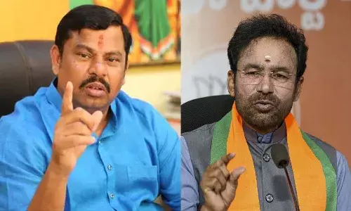 Hyderabad News, JublieeHilss bypoll, MLA Rajasingh, Union Minister Kishan Reddy, Bjp