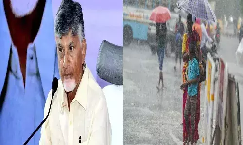 Andrapradesh, Heavy Rains, Rail Alert, Cm Chandrababu,