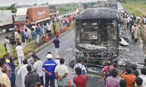 Kurnool bus accident : బస్సు డ్రైవర్ దొరికాడు