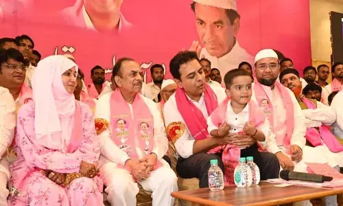 KTR, minoritie, Congress, Jubilee Hills bypoll, Hyderabad KTR, minoritie, Congress, Jubilee Hills bypoll, Hyderabad